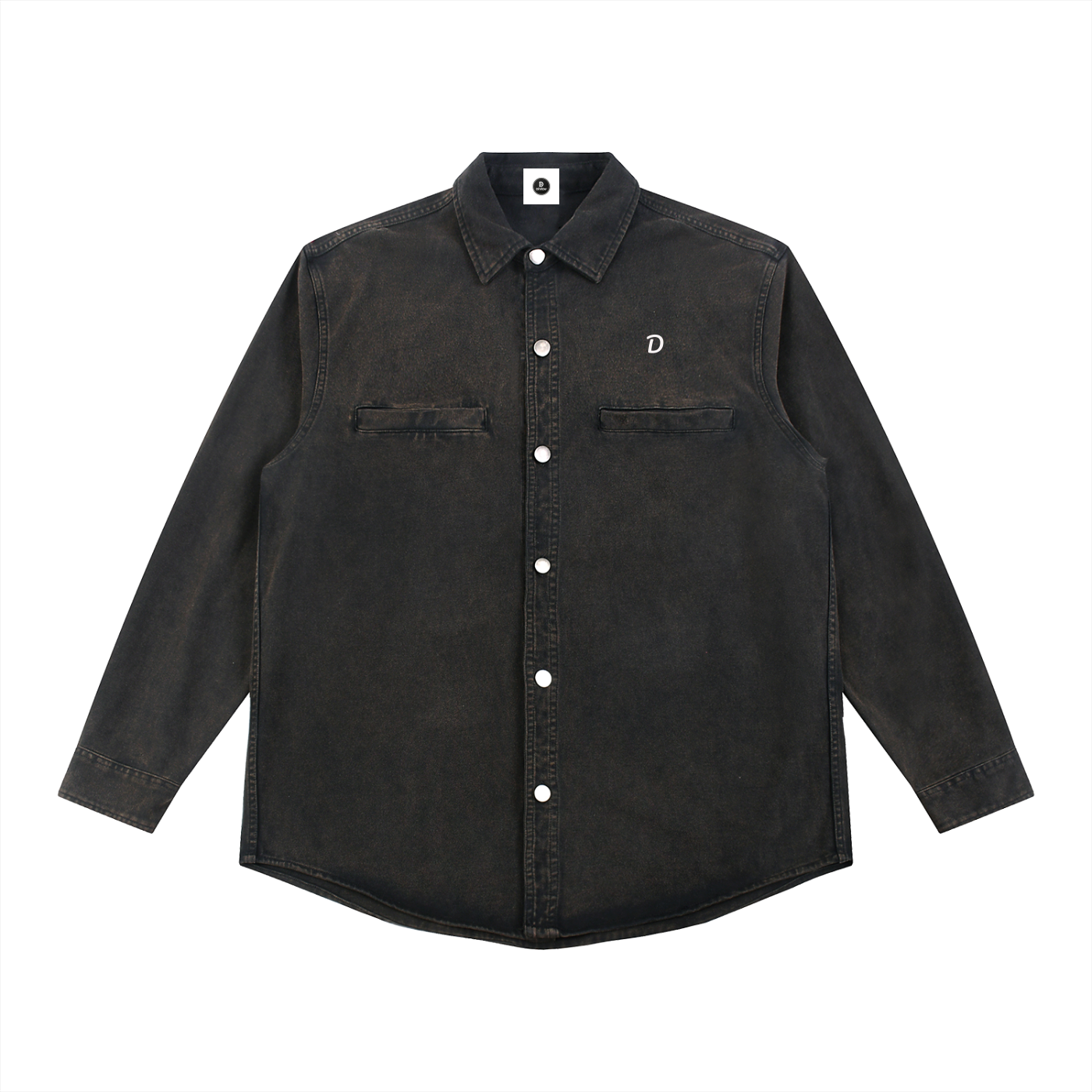 DiViDe Vintage Washed Denim Jacket