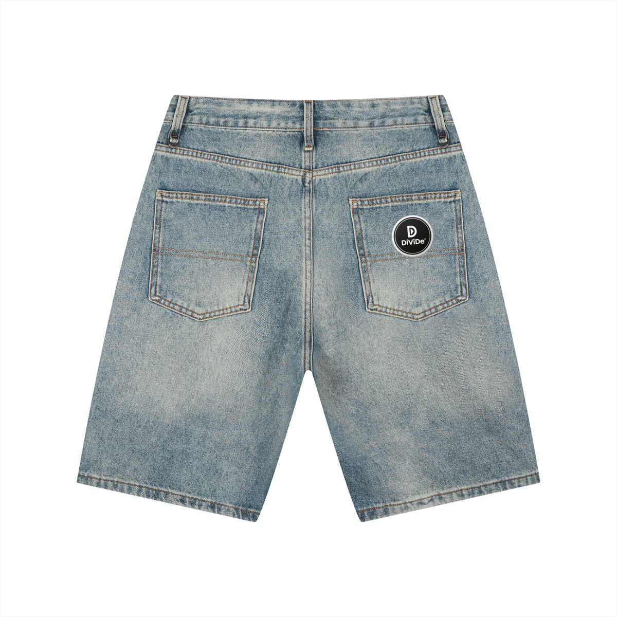 DiViDe Vintage Wash Denim Shorts